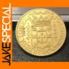 1727 Brazil 4000 Reis Gold Replica Coin