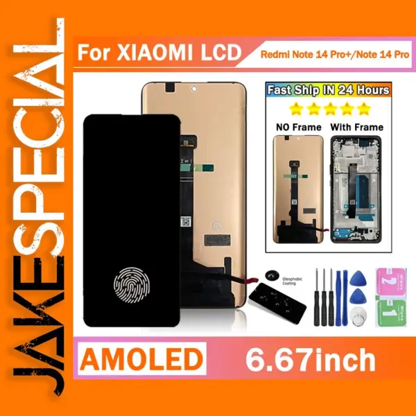 6.67-Inch Redmi Note 14 Pro+ LCD Display Replacement