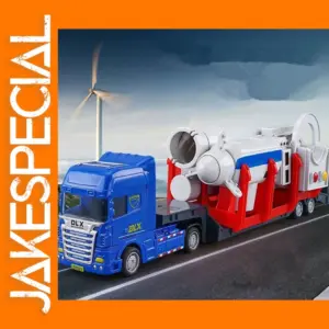 1:50 Scale Blue Plastic Engineering Vehicle Model