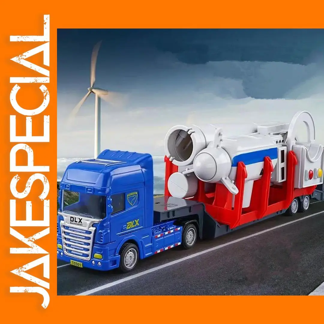 1:50 Scale Blue Plastic Engineering Vehicle Model 1 1:50 Scale Blue Plastic Engineering Vehicle Model