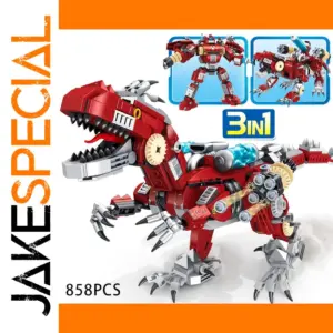 Dinosaur Building Blocks Velociraptor Set