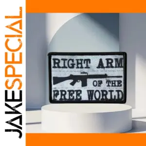 RIGHT ARM Gun Tactical Patch for Clothing and Bags