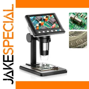 RIEVBCAU DM7 4.3 inches Digital Coin Microscope
