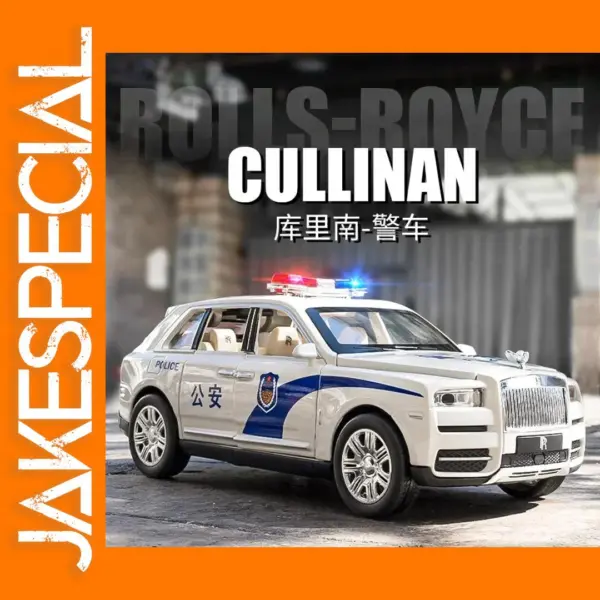1:24 Rolls Royce Cullinan Police Diecast Model