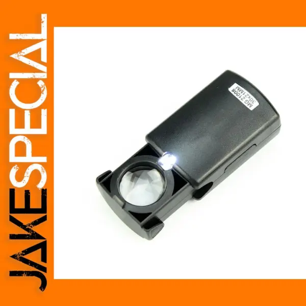 30X Handheld Magnifying Glass with LED Light