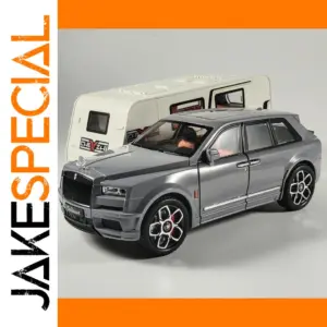 1:20 Diecast Rolls Royce Cullinan Trailer Model