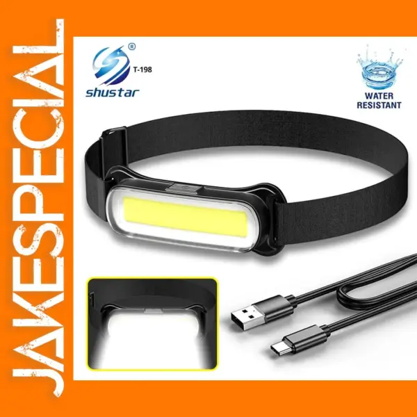 Rechargeable LED Headlamp T-198 for Outdoor Use
