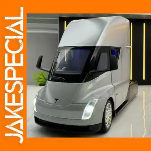 1:24 Tesla Semi Alloy Model Truck with Lights