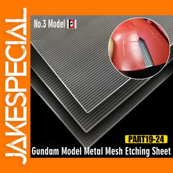 Mecha Model Metal Mesh Etching Sheet Set