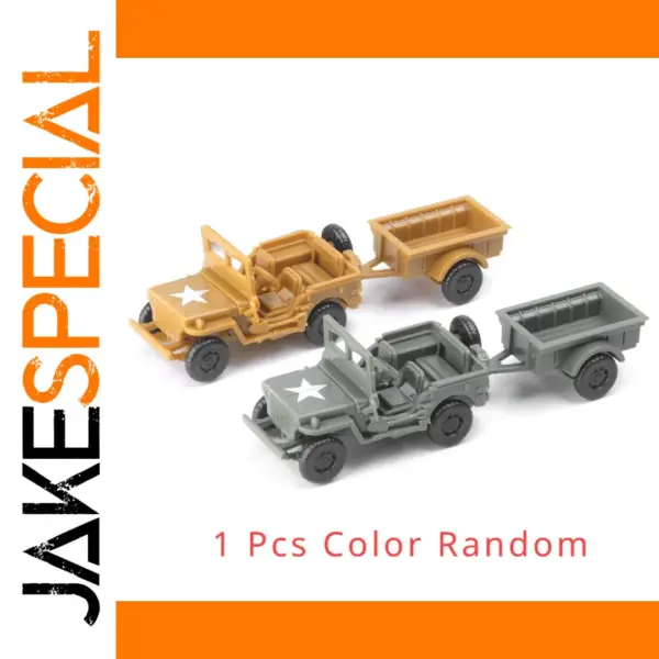 1/72 Scale WWII Willys Jeep Model Set