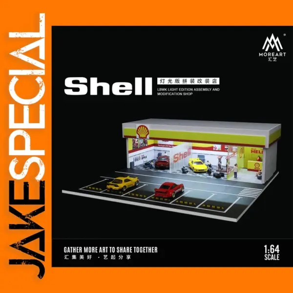 MoreArt TimeMicro 1:64 Shell Scene Diecast Car