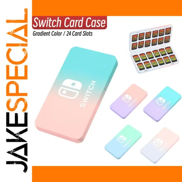 Gradient Color Game Card Case for Switch Lite