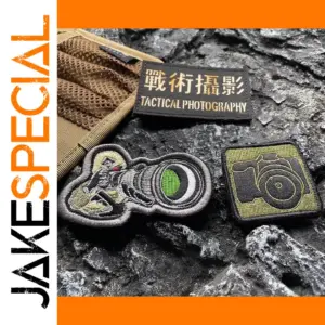 Tactical Photography Morale Badge Patches DIY Backpack