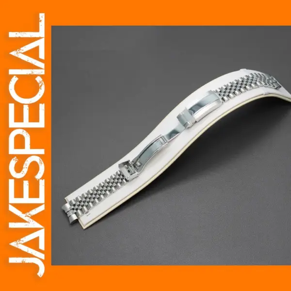 20mm Silver Stainless Steel Watch Bracelet