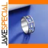 Cross Stainless Steel Couple Ring for All