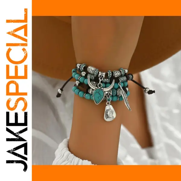 Geometric Leather Wrap Bracelet for Everyone