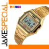 Men's Digital Sports Watch with Stainless Steel Band