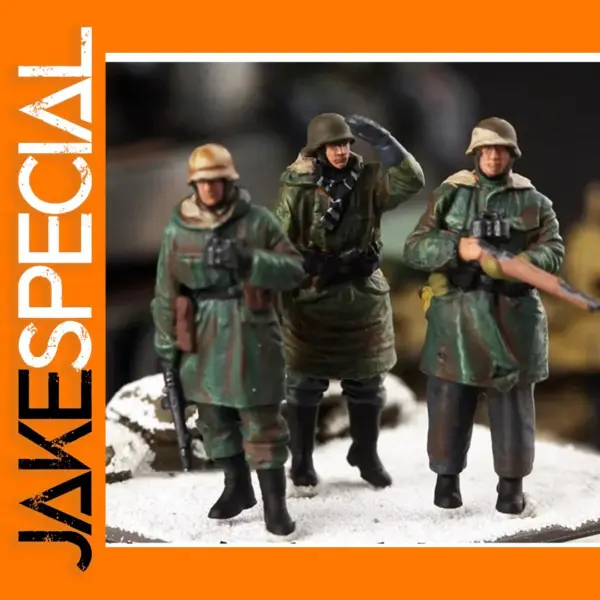 1/72 Scale German Winter Soldier Figurines Set