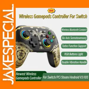 Bluetooth Gamepad for Nintendo Switch and PC