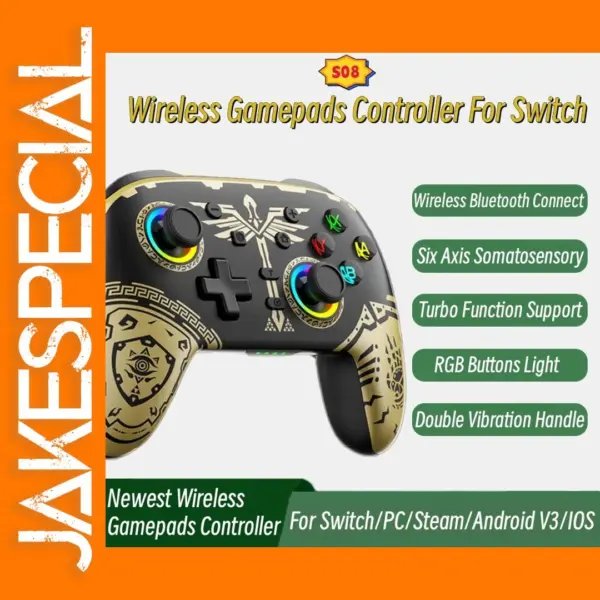 Bluetooth Gamepad for Nintendo Switch and PC