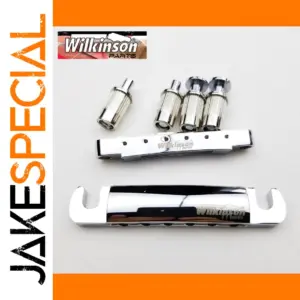 Wilkinson Chrome Silver Tune-O-Matic Guitar Bridge