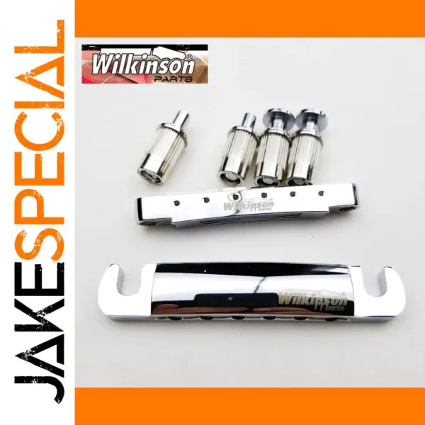 Wilkinson Chrome Silver Tune-O-Matic Guitar Bridge
