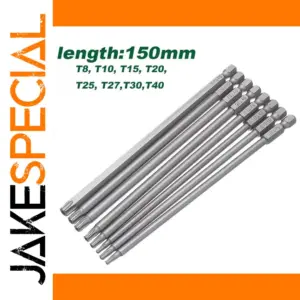 Magnetic Torx Screwdriver Bit Set 1/4 Inch