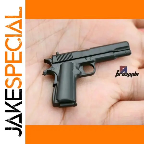 1/6 Scale M1911 A1 Black Pistol Model