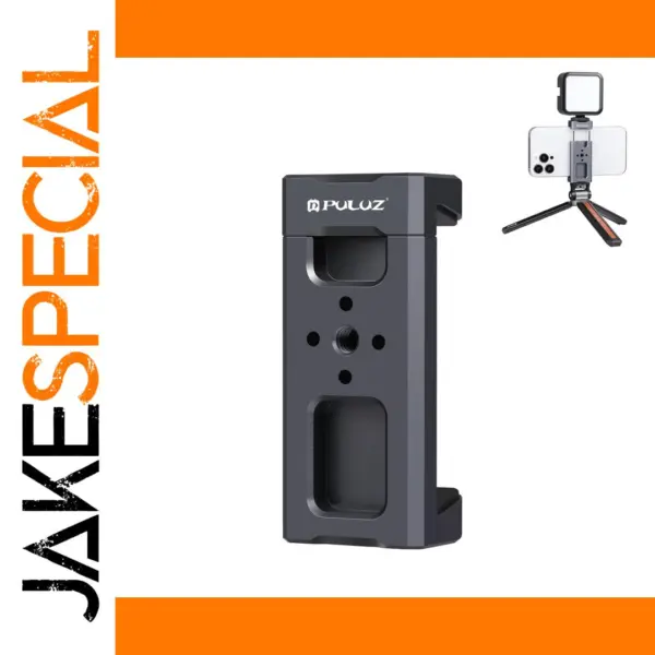 PULUZ Aluminum Phone Clamp with Cold Shoe Mount
