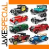Vintage Racing Car Building Blocks Set