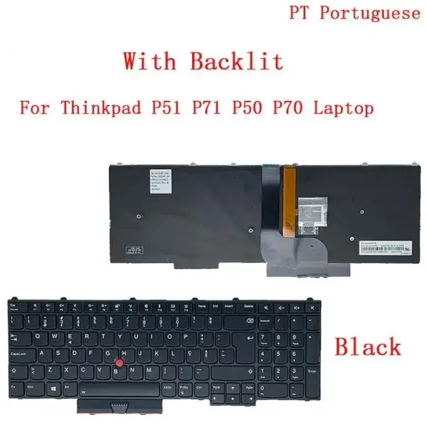 Backlit Keyboard for Lenovo Thinkpad P51 P71 P50 P70 - Image 19
