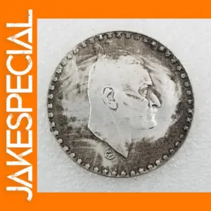 Silver Replica Commemorative Euro Coin 39mm