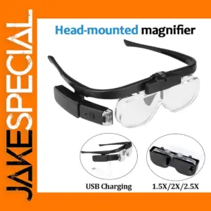 Head-mounted Rechargeable Magnifier 1.5X 2.5X