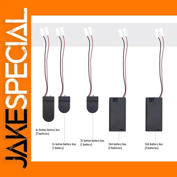 3V 6V Coin Cell Battery Holder with Switch