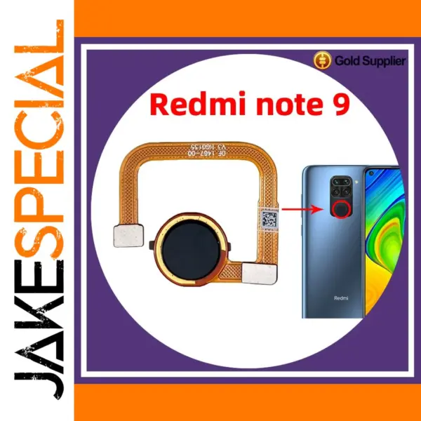 Original Fingerprint Sensor Flex Cable for Xiaomi Redmi Note 9