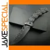 Chain Handle Folding Knife - Stainless Steel