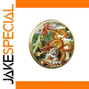 Tiger Year Chinese Dragon Coins for Luck