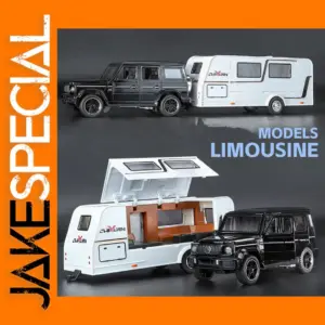 1/32 Alloy Diecast RV Trailer Car Model