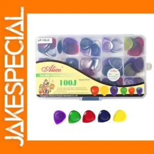100 Pieces Mixed Color Durable Guitar Picks
