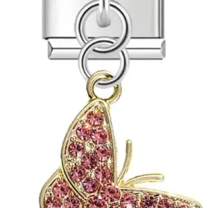 Zircon Butterfly Charm for DIY Bracelets 52 90a3175b upscaled