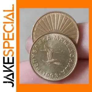 Fake Macedonia 1993 Commemorative Coin 21.5mm Set