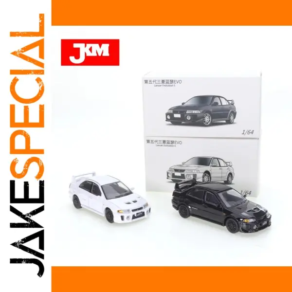 1:64 Scale Mitsubishi EVO5 Diecast Car Model