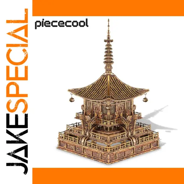 3D Metal Pagoda Model Kit with 366 Pieces