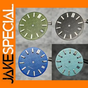 28.5mm Green Luminous Watch Dial for NH35/NH36