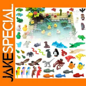 LEGO-Compatible Jungle Animal Building Blocks