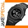 Digital Hijri Islamic Wristwatch with Qibla Compass