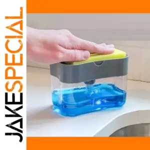 Kitchen Soap Dispenser with Sponge Holder