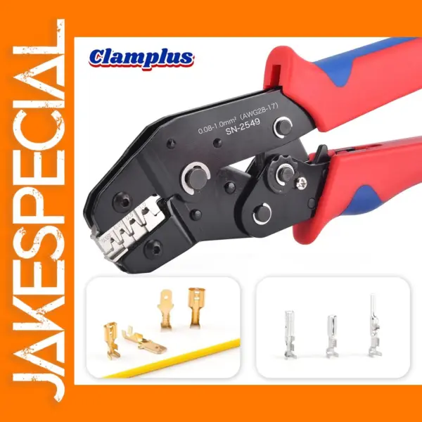 Ratcheting Crimping Tool for JST Dupont Terminals