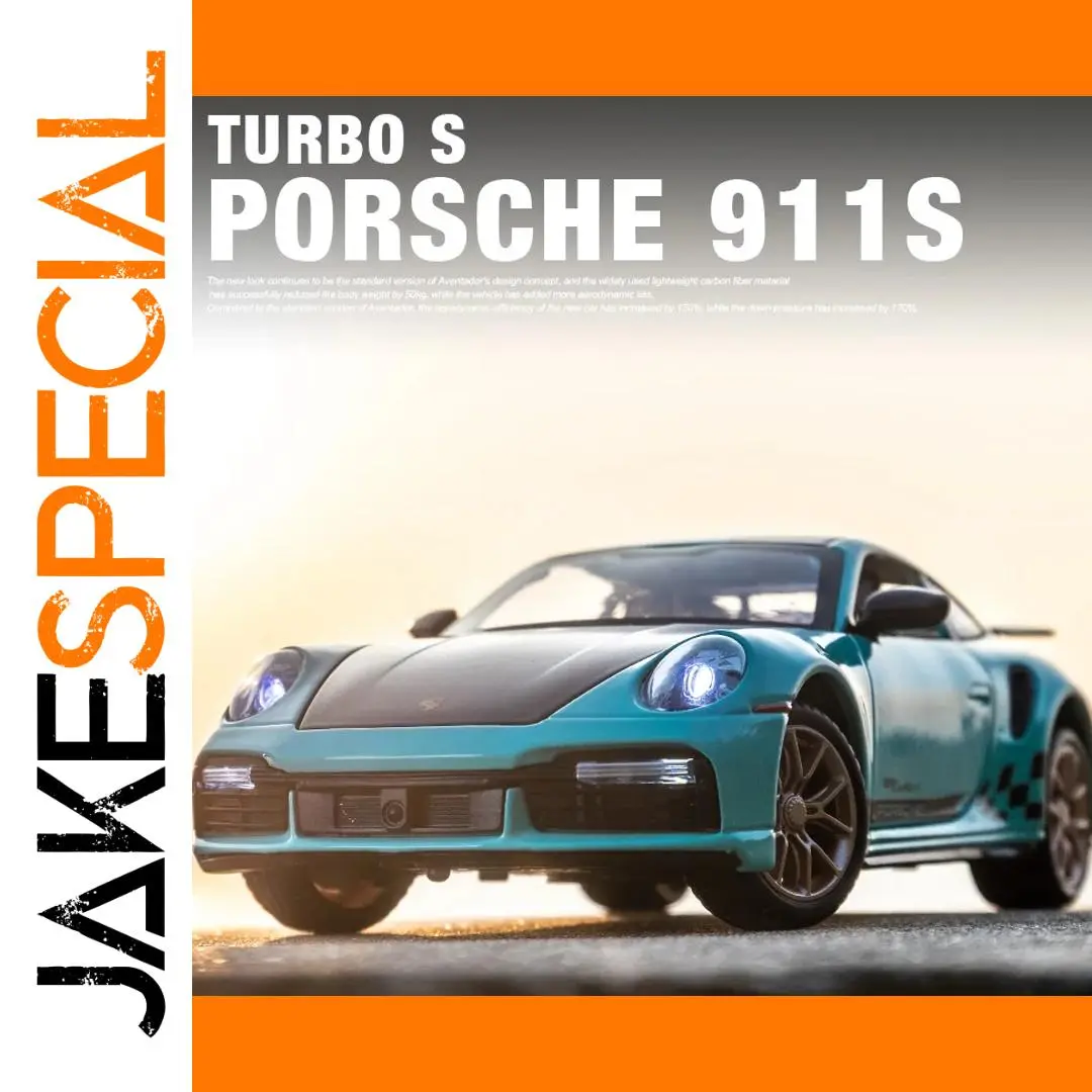 1:24 Porsche 911 Turbo S Diecast Model Toy 1 1:24 Porsche 911 Turbo S Diecast Model Toy