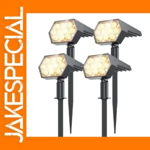 92 LED Waterproof Solar Spot Lights Outdoor